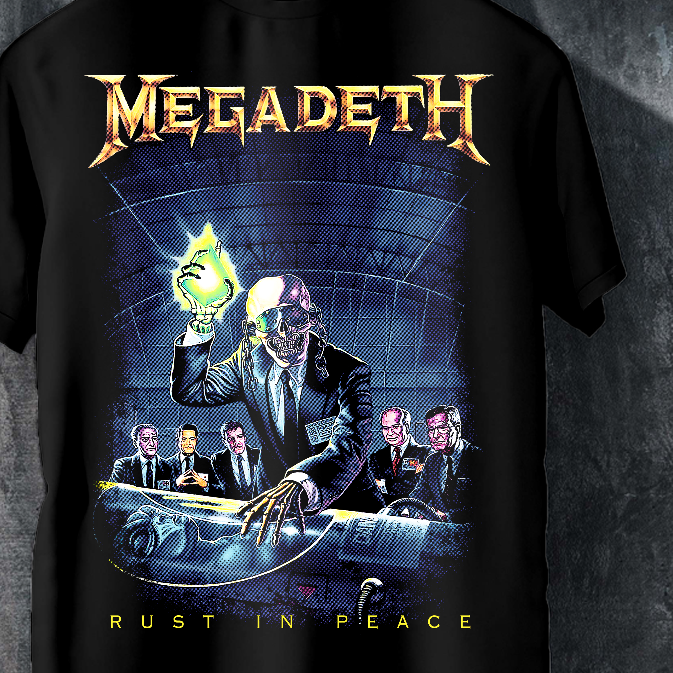 Megadeth “Rust in Peace” T-Shirt | Premium 190gsm Cotton Band Tee