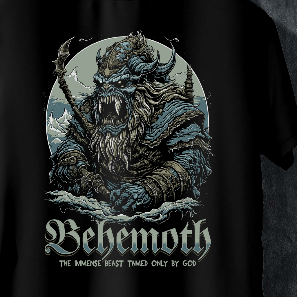 Behemoth T-Shirt - Mythic Biblical Beast Graphic Tee