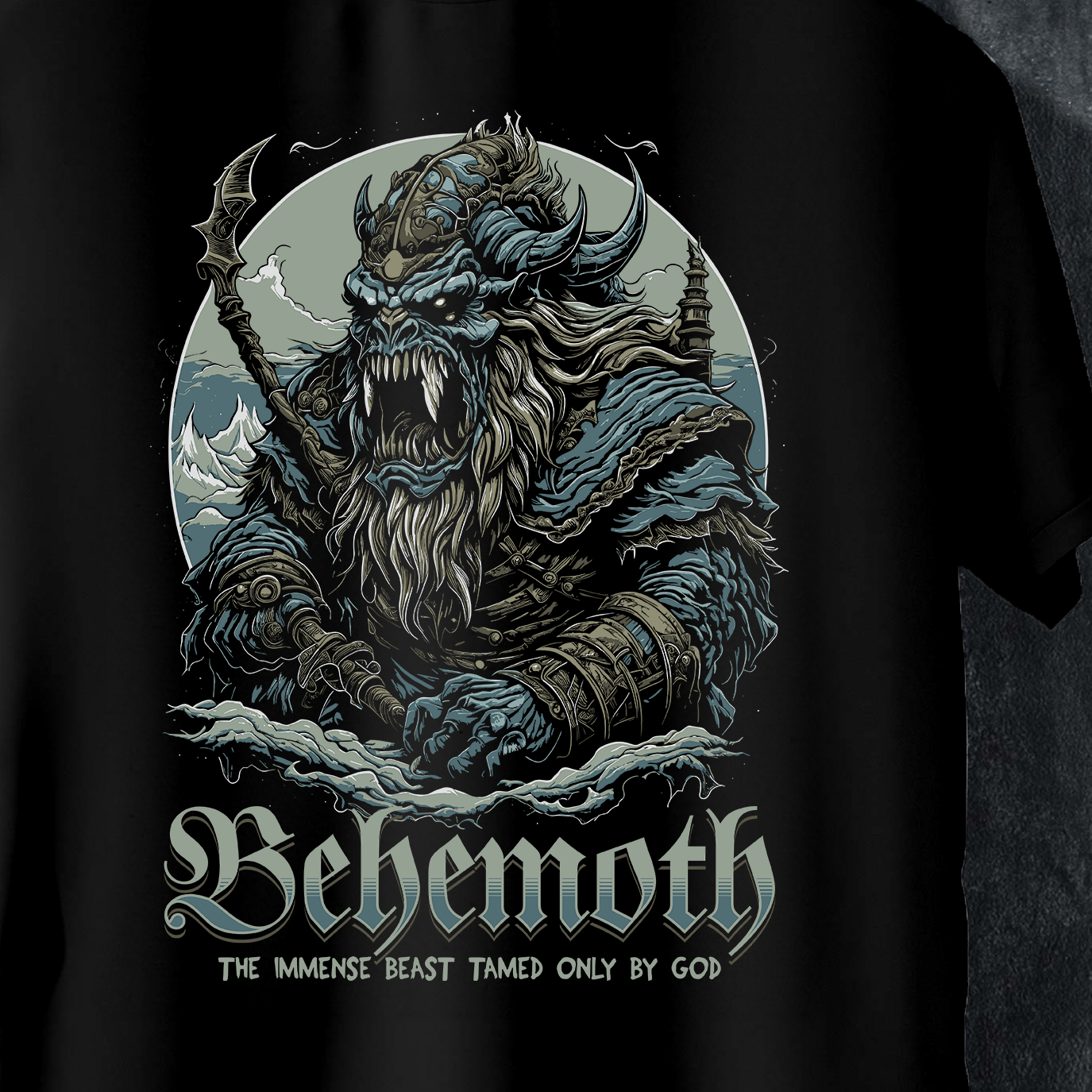 Behemoth T-Shirt - Mythic Biblical Beast Graphic Tee