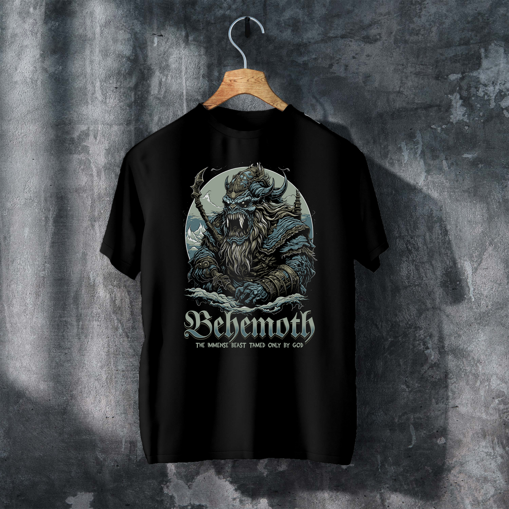 Behemoth T-Shirt - Mythic Biblical Beast Graphic Tee