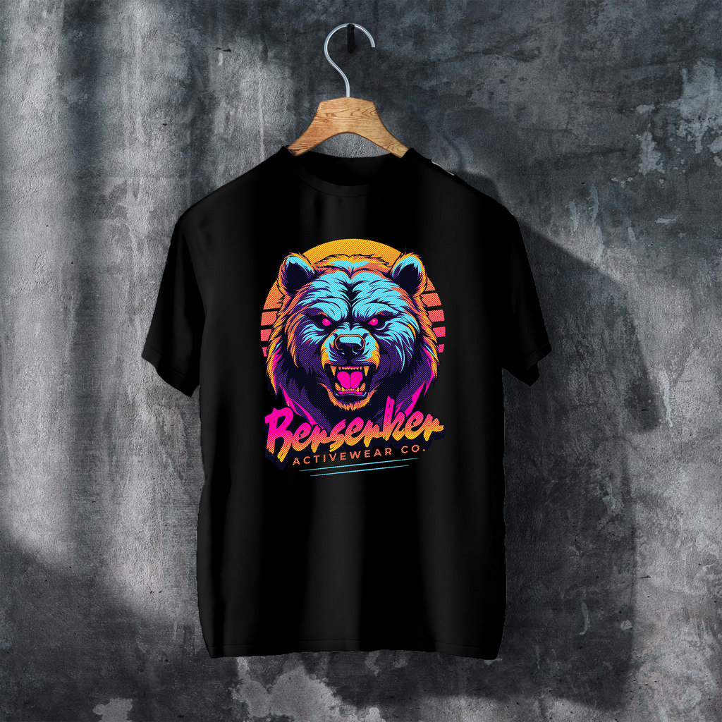Berserker Bear T-Shirt - Norse Warrior Beast Graphic Tee