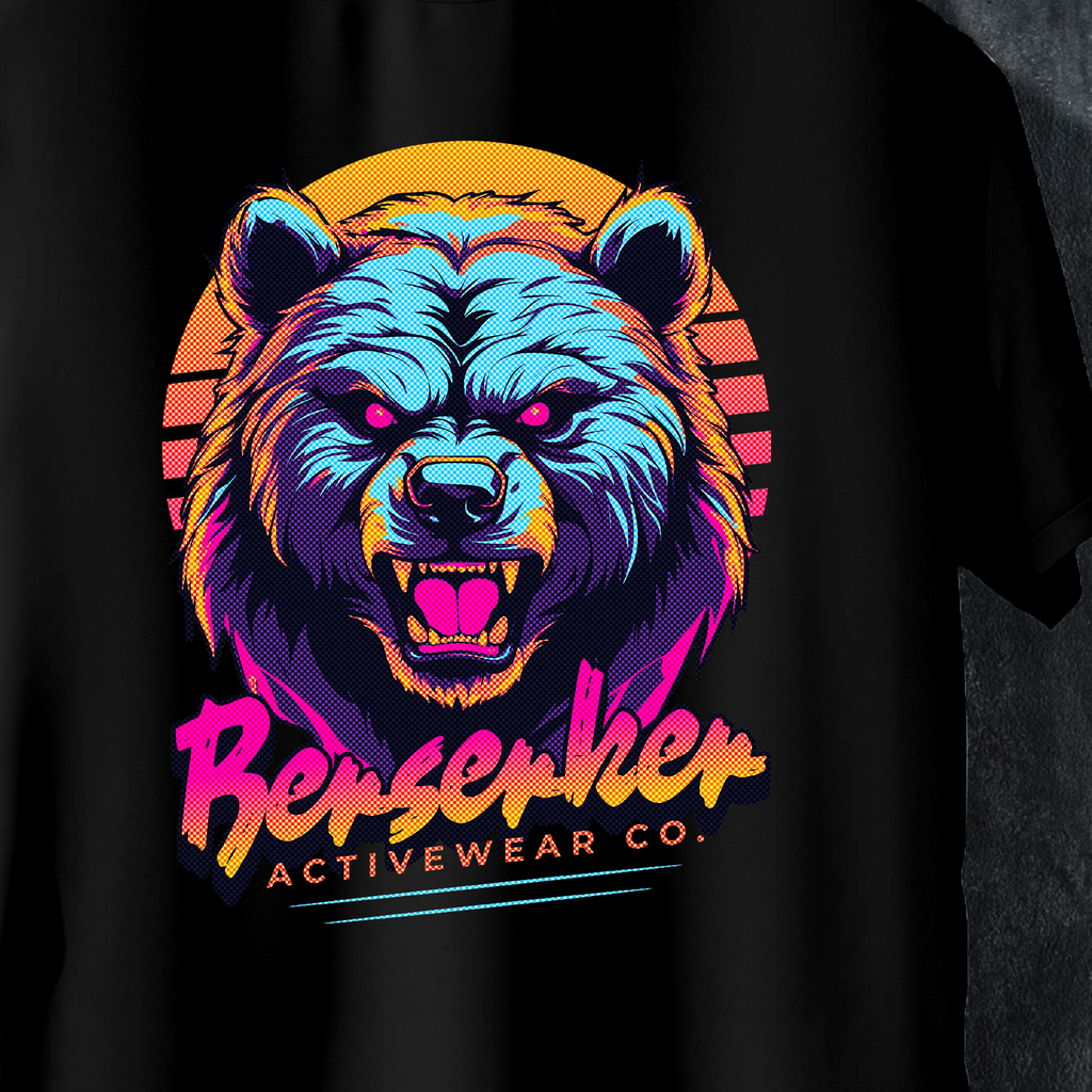 Berserker Bear T-Shirt - Norse Warrior Beast Graphic Tee
