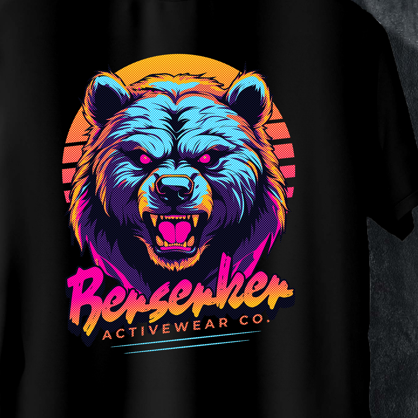 Berserker Bear T-Shirt - Norse Warrior Beast Graphic Tee
