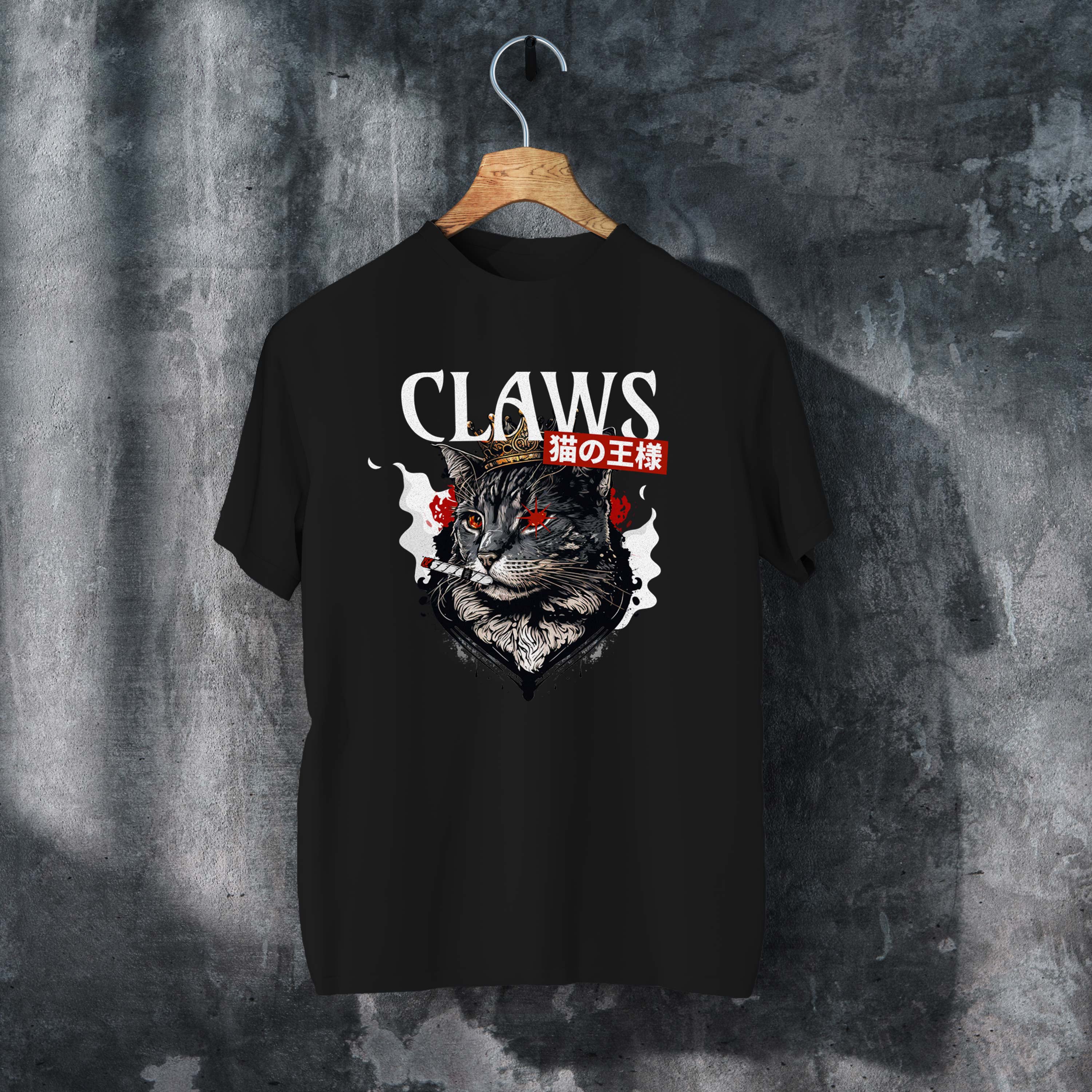 Claws – The King Cat Streetwear Tee