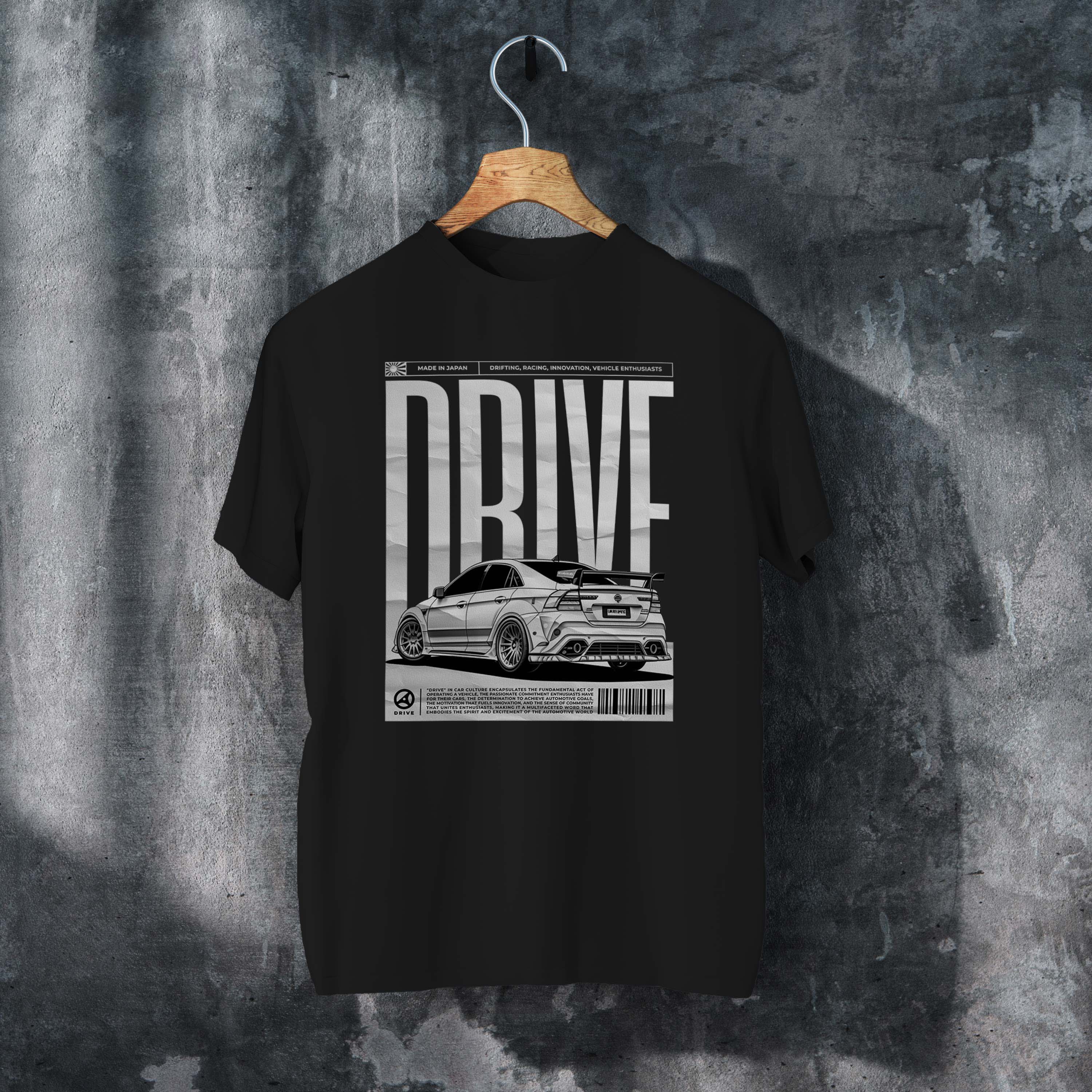 D.R.I.V.E. Racing Jacket T-Shirt – High-Speed Performance Graphic Tee