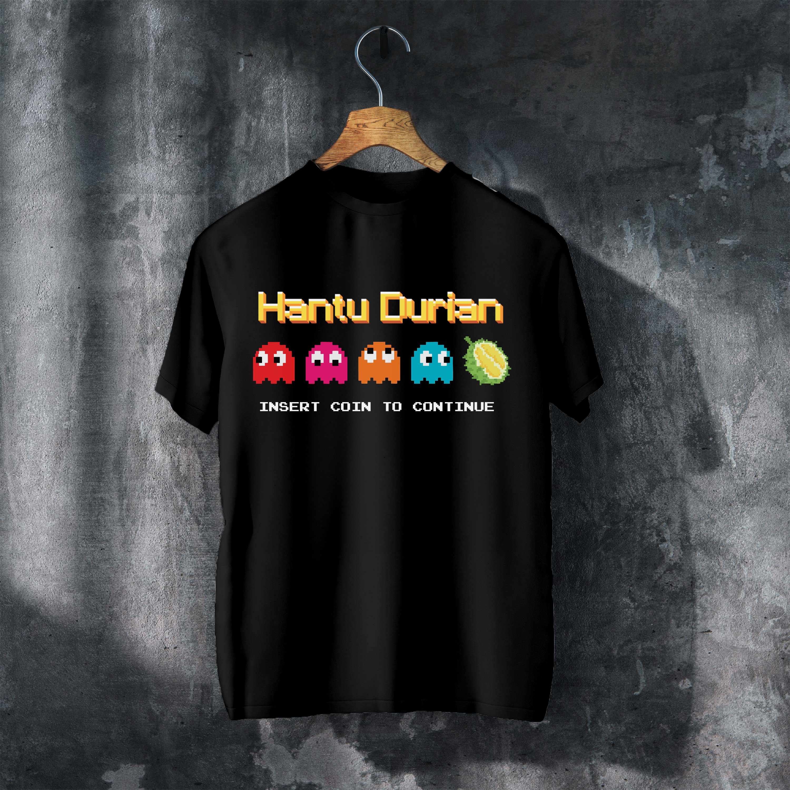 Hantu Durian – Retro Arcade Durian Tee