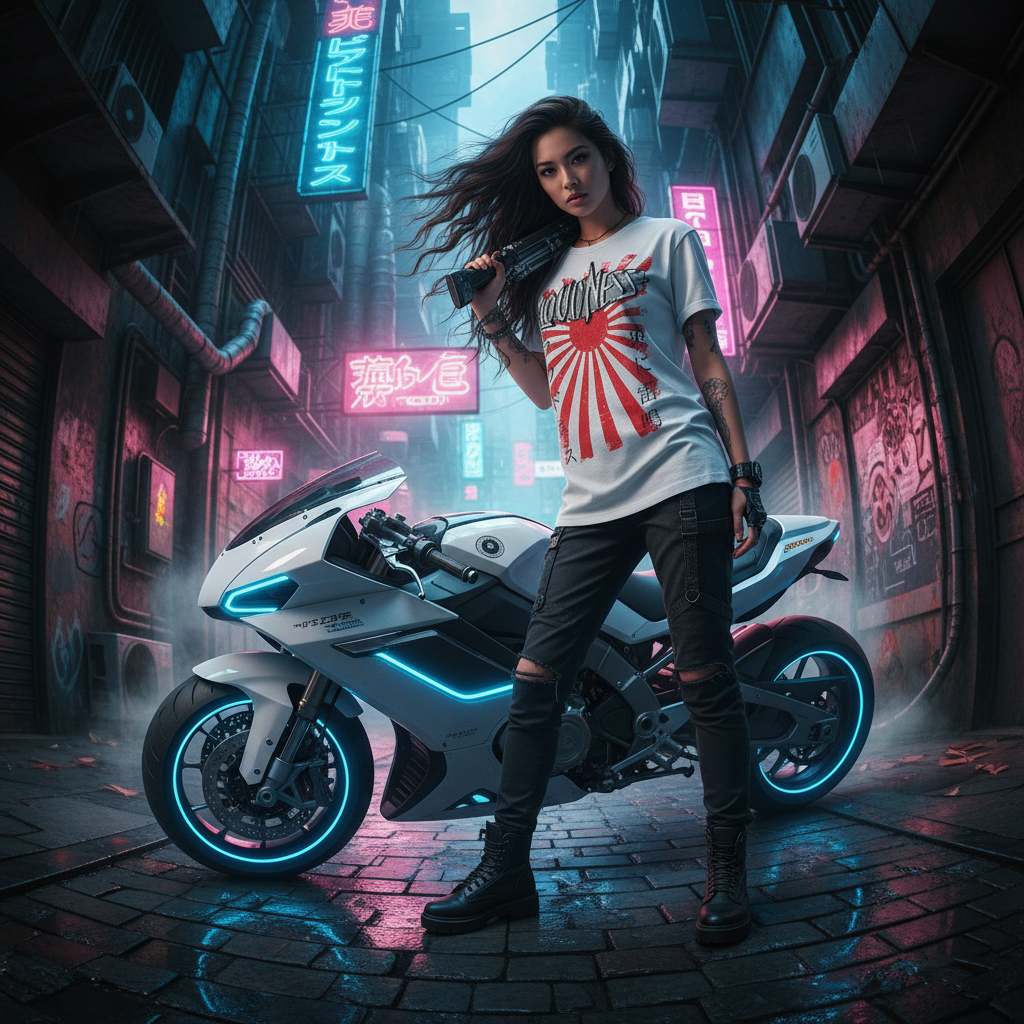 Loudness Rising Sun T-Shirt | 190gsm Cotton Japanese Metal Tee