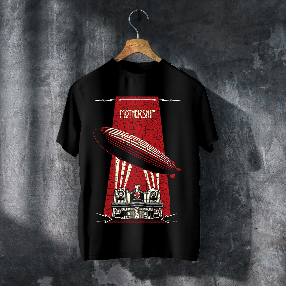T-Shirt Led Zeppelin “Mothership” Retro Rock T-Shirt