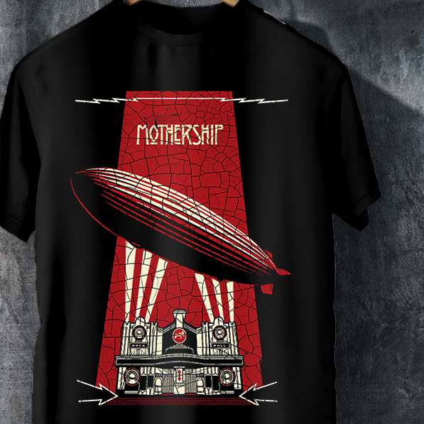 T-Shirt Led Zeppelin “Mothership” Retro Rock T-Shirt